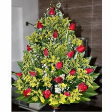 Imagen de Arreglo de rosas rojas